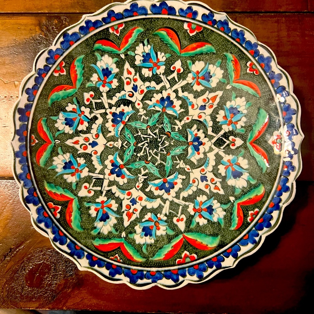 Hand made Turkish plate